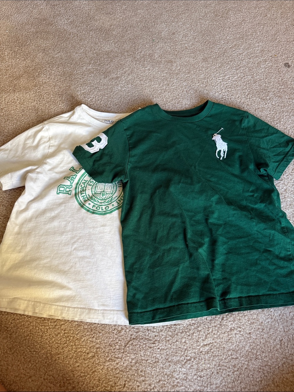 2 Ralph Lauren Polo Short Sleeve Tees
